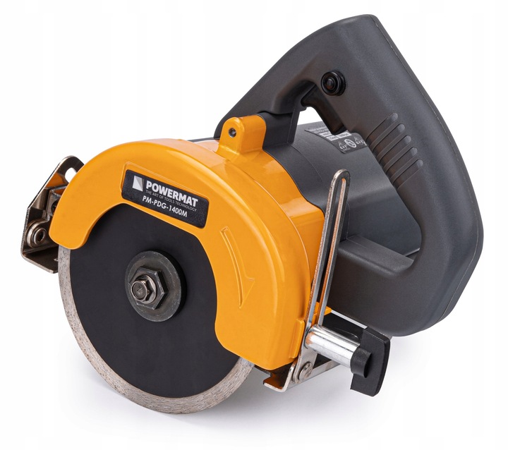 PRZECINARKA TARCZOWA DO PŁYTEK GRESU GLAZURY 1400W 125mm 2X TARCZA POWERMAT
