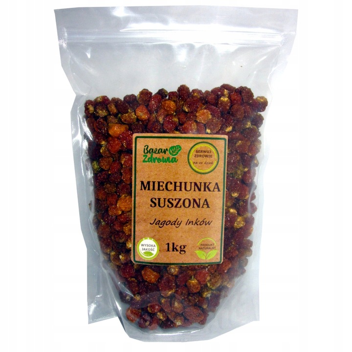 Miechunka Suszona 1KG Wiśnia Peruwiańska NATURALNA