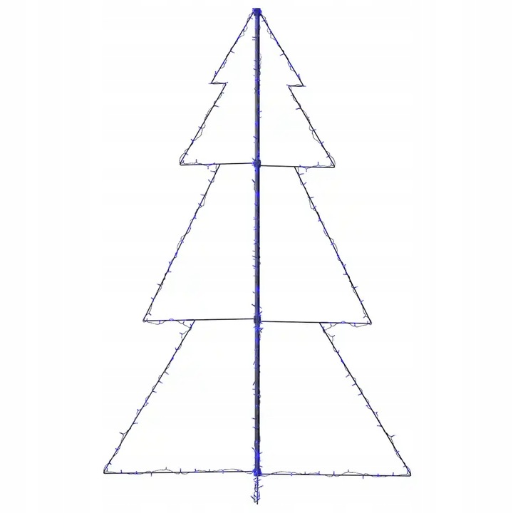 Ozdoba świąteczna w kształcie choinki, 240 LED,