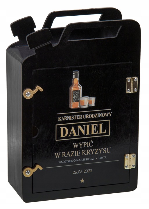 BAREK KANISTER 18 20 30 40 50 60 URODZINY NADRUK