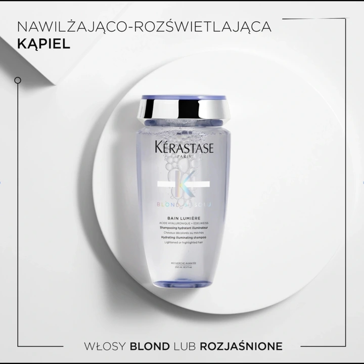 Kerastase Blond Absolu Lumiere nawilżający szampon do włosów blond 250ml