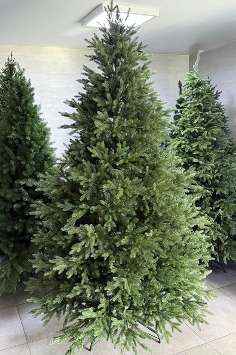 Piękna Realistyczna Choinka Świerk TWIST 3D 100% PE 180 cm PREMIUM jak żywa