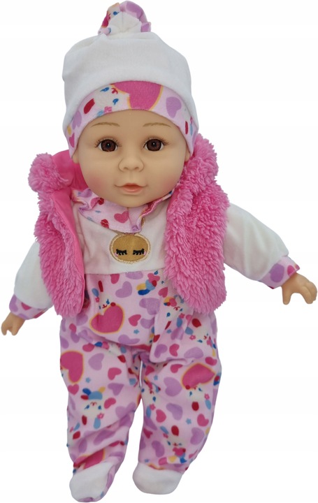 LALKA BOBAS MÓWI I ŚPIEWA POLSKI 35CM + Butelka_73