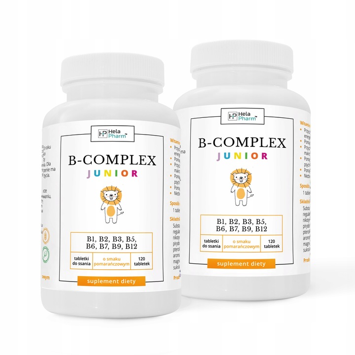 Witamina B Complex dla dzieci do ssania 3x120