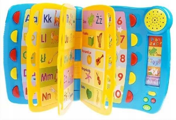 9019 Smily Play MÓWIĄCA KSIĄŻECZKA EDUKACYJNA UCZY KSIĄŻKA INTERAKTYWNA