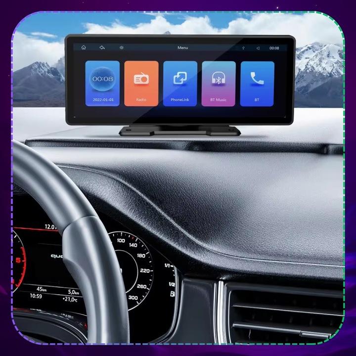 RADIO STACJA MULTIMEDIALNA SCREEN CAR MONITOR ANDROID AUTO APPLE CARPLAY