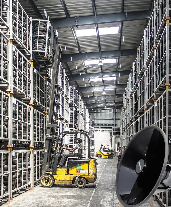 Megafon Tonsil TE 30/20 - Nagrywanie Syrena REC Wersja AKU z Akumulatorem