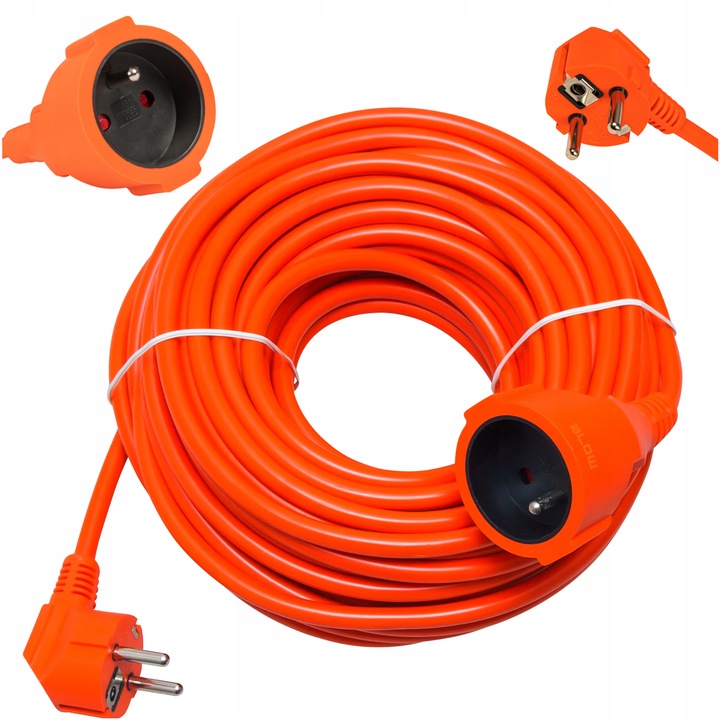 PRZEDŁUŻACZ OGRODOWY BUDOWLANY DO KOSIARKI PODKASZARKI GRUBY 3x1,5mm 20m