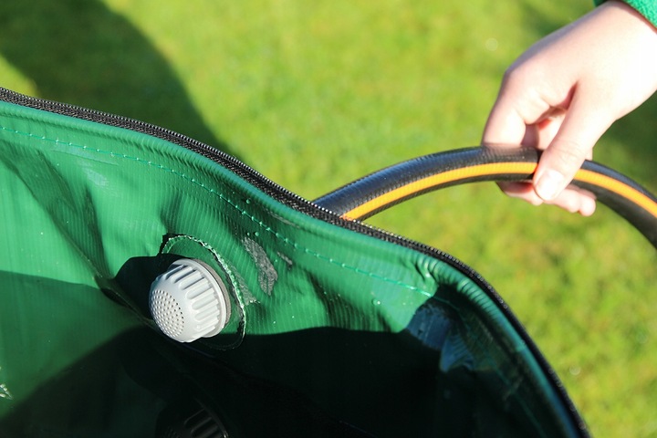 Beczka Zbiornik 250l Wodę z Rynny Deszczówkę Składany Pojemnik Deszczówka