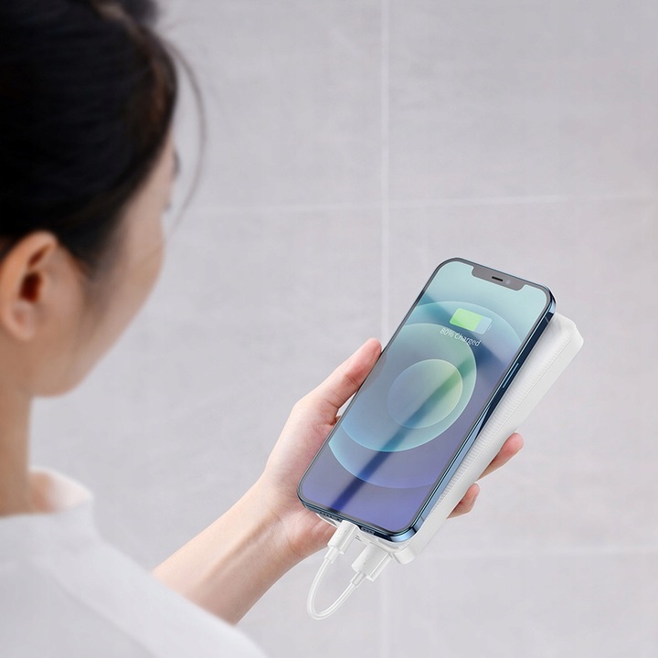 BASEUS POWERBANK DUŻY POJEMNY 30000mAh 20W SZYBKI POWER BANK 2X USB USB-C