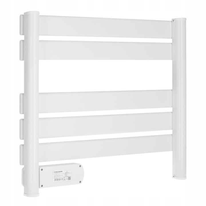 MAŁY GRZEJNIK ŁAZIENKOWY ELEKTRYCZNY drabinka suszarka timer BIAŁY 150W