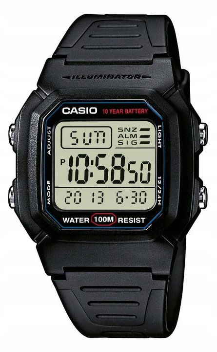 Zegarek Casio W-800H-1AVES na prezent stoper