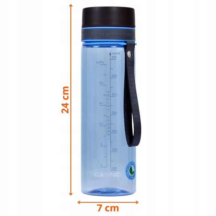 Butelka na wodę bidon tritan BPAfree Casno 800 ml