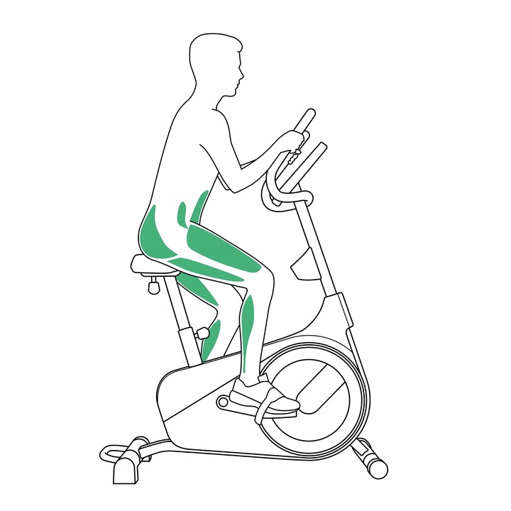 ROWER stacjonarny treningowy URBOGYM OXYGEN YELLOW