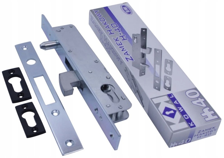 ZAMEK HAKOWY DO BRAMY PRZESUWNEJ DRZWI PRZESUWNYCH WPUSZCZANY KOWAL H40