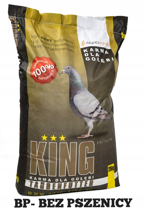 Karma dla gołębi Agro King Bez Pszenicy BP 25kg