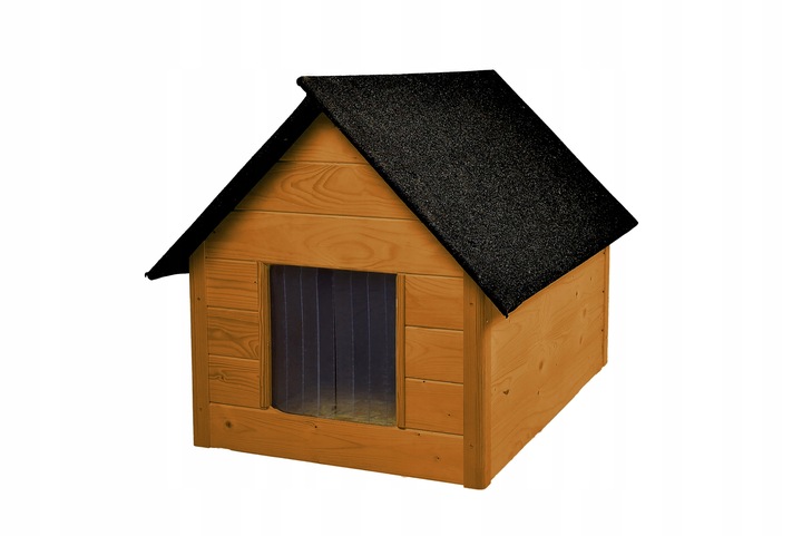 Buda dla Psa Ocieplana Dwuspadowy Dach wym zewn 101 x 69 x 70 CM