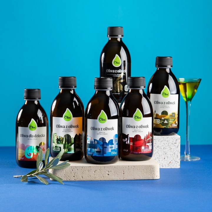 Oliwa z oliwek dla dzieci 100 ml Tłoczona na zimno, nierafinowana