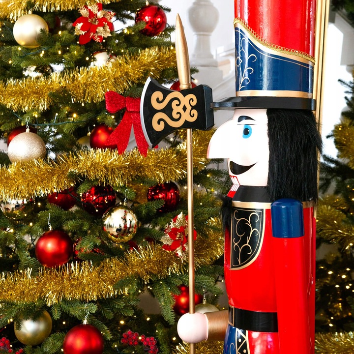 CHOINKA SZTUCZNA LUX ŚWIERK KAUKASKI 180cm PREMIUM PIĘKNA 100% PE JAK ŻYWA