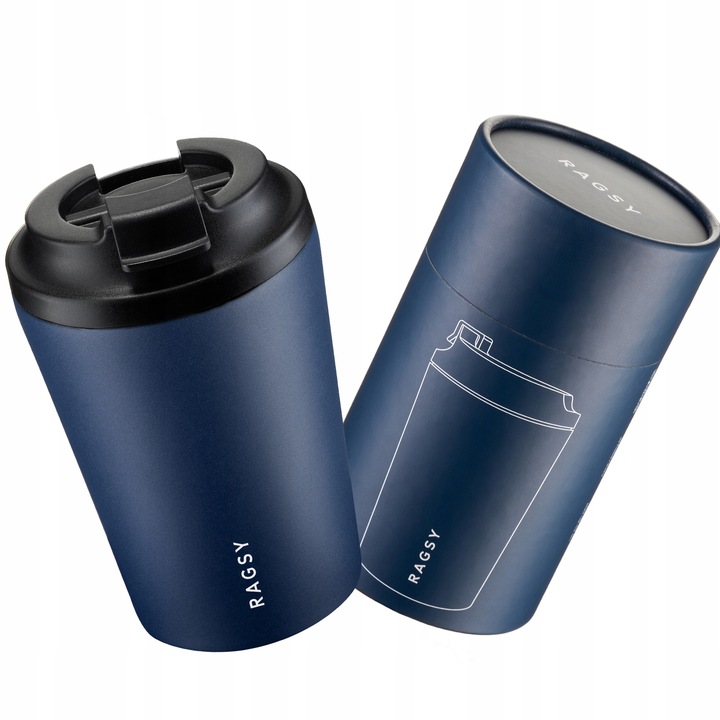 Kubek Termiczny ze stali nierdzewnej BPA FREE Simply Cup 340 ml - Ink Blue