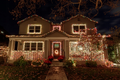 HIT! OZDOBA ŚWIĄTECZNA DZWONKI ZIMNY BIAŁY NEON