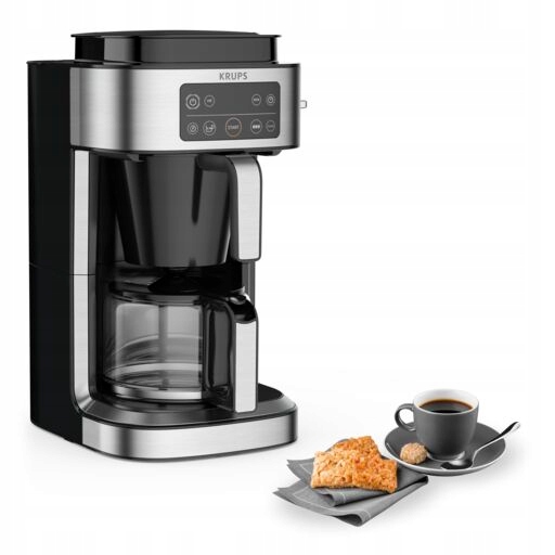 Ekspres przelewowy KRUPS KM760D10 srebrny 1,25 l 1000 W