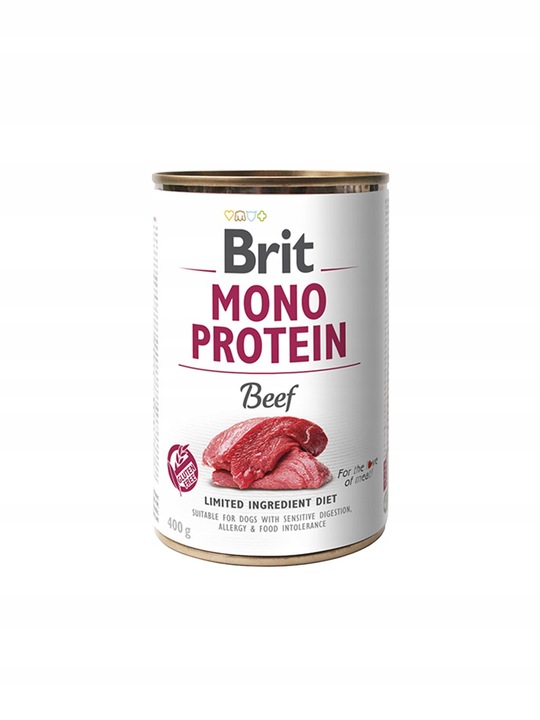 BRIT MONO PROTEIN BEEF 6x400g karma mokra