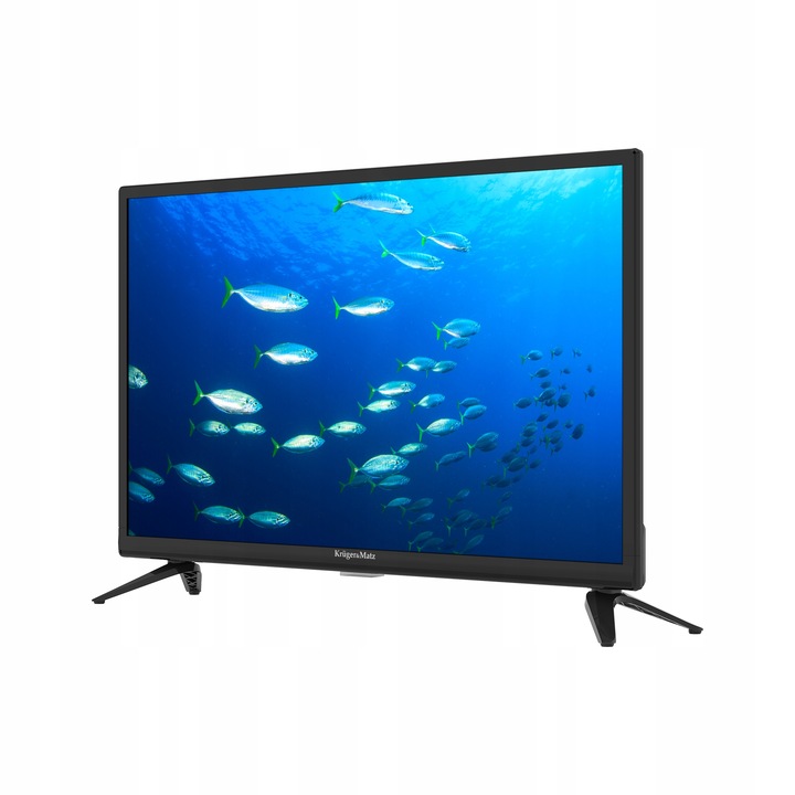 TELEWIZOR 24'' LED KRUGER&MATZ 12V 230V DVB-T2 NOWY MODEL