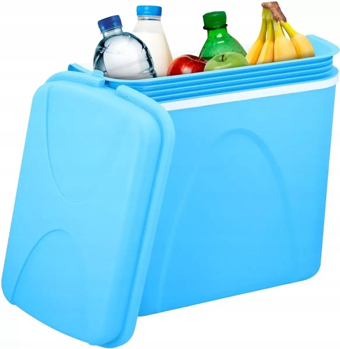 Lodówka turystyczna przenośna podróżna na wkłady mrożące piknik lato 24L