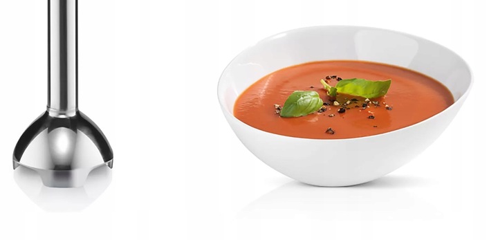 Blender ręczny Bosch MSM26500 600W QuattroBlade Rozdrabniacz Biały