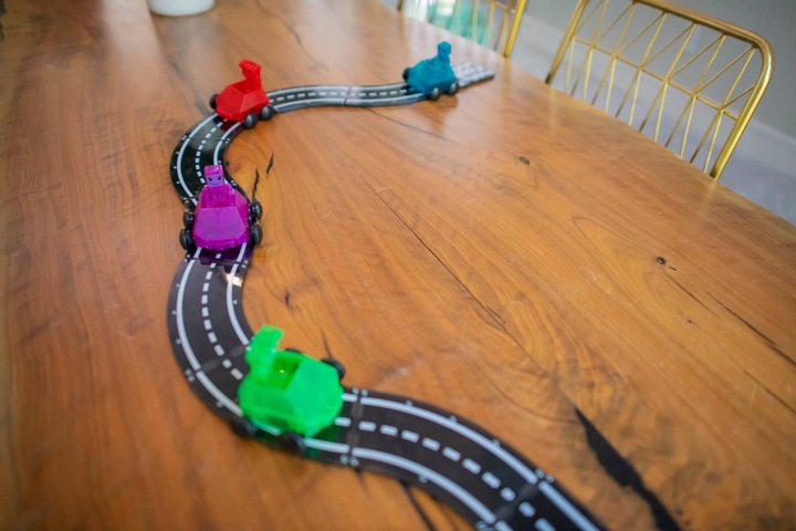 MAGNA-TILES Magnetyczna Droga Klocki Magnetyczne 12 elementów