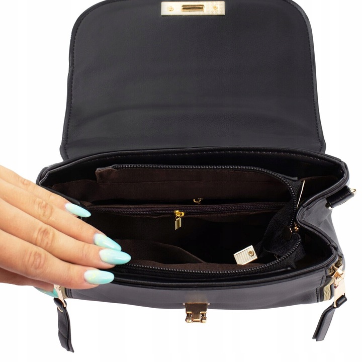 Alessio TOREBKA elegancka listonoszka DAMSKA KUFEREK na ramię miejska