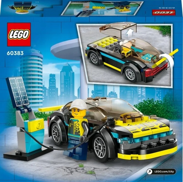 LEGO City 60383 Elektryczny samochód sportowy Auto
