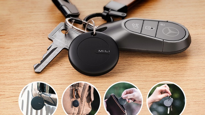 MiTag MiLi Lokalizator GPS brelok ANDROID do plecaka kluczy bagażu