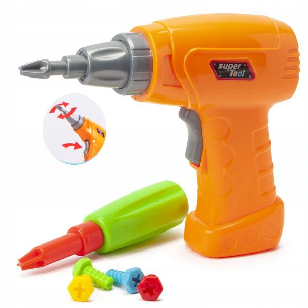 ZABAWKA KLOCKI KONSTRUKCYJNE W WALIZCE 237EL. ZESTAW DIY WKRĘTARKA EDUKACJA