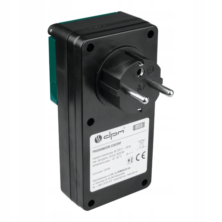 Zewnętrzny Programator czasowy włącznik + czujnik