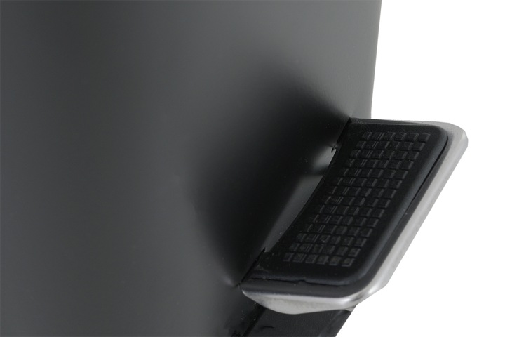 Kosz na śmieci łazienkowy 5l bambus WOLNY OPAD do łazienki WC czarny kuchni