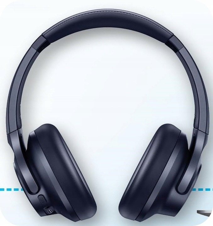 CZARNE Słuchawki Bezprzewodowe Nauszne Soundcore Q20i Bluetooth 5.0