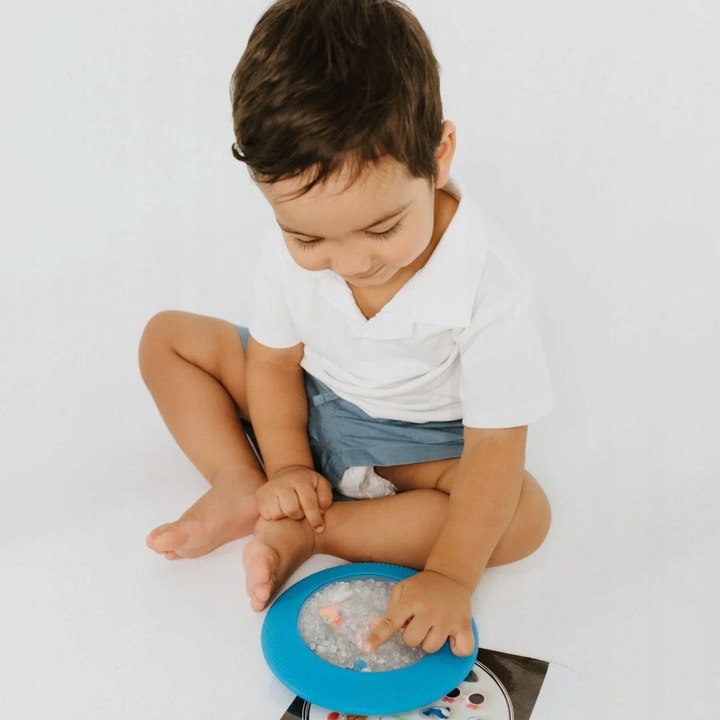 Jellystone Sensoryczny dysk z figurkami A-Ku-Ku! Peekaboo motyw Plaża Beach