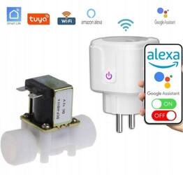 Elektrozawór gwint 3/4 cala 12V 0.02~0.7MPa + sterowanie bezprzewodowe Wifi