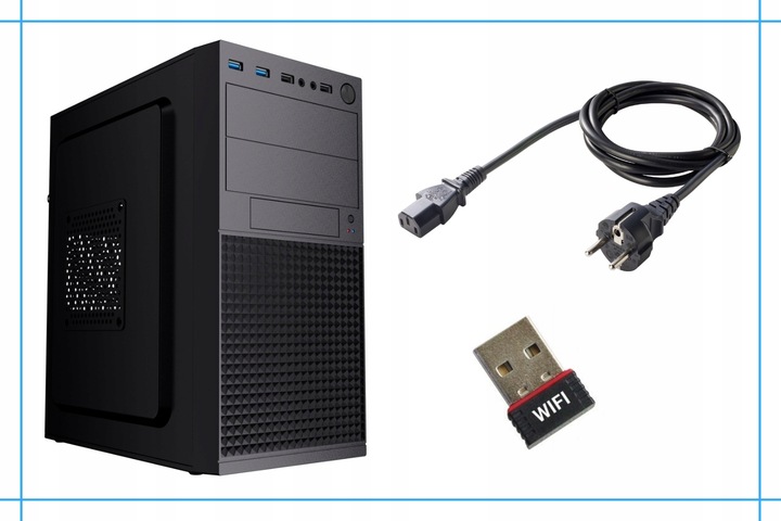 Komputer Stacjonarny Intel Core i5 8GB 512GB SSD Windows 10 WiFi Wydajny