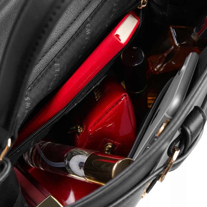 BETLEWSKI torebka wizytowa z ekoskóry ekologiczna wygodna wieczorowa