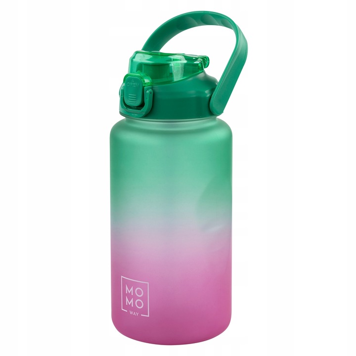 Szczelna BUTELKA NA WODĘ ze słomką MOMO WAY BIDON bpa free 1500ml
