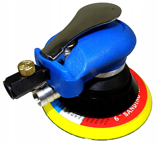 SZLIFIERKA OSCYLACYJNA PNEUMATYCZNA MIMOŚRODOWA 150mm Z WĘŻEM REGULACJA