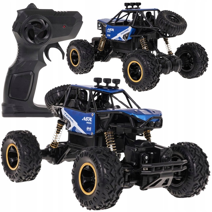 SAMOCHÓD ZDALNIE STEROWANY 1:16 AUTKO AUTO TERENOWE 4X4 NA PILOTA R/C METAL