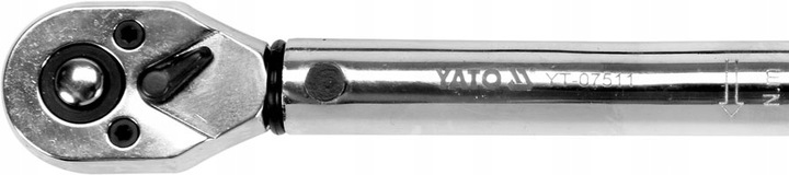 YATO KLUCZ DYNAMOMETRYCZNY 1/4 2.5-20Nm Z BLOKADĄ