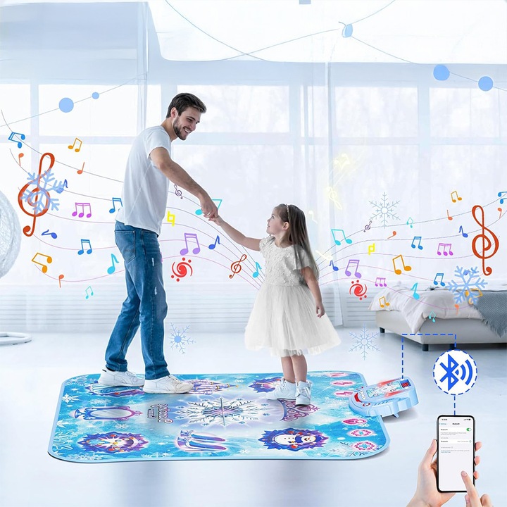 MATA DO TAŃCZENIA MUZYCZNA TANECZNA DLA DZIECI GRA INTERAKTYWNA TAŃCA ZABAW