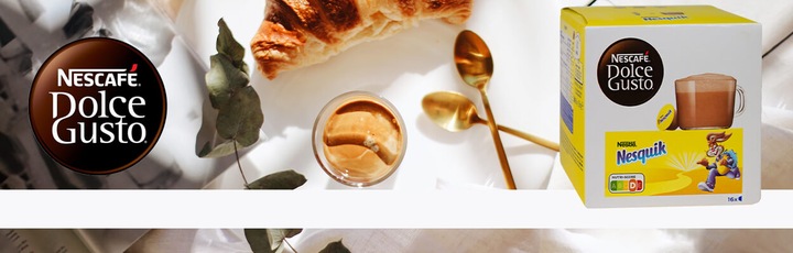 Kapsułki kakao NESCAFE DOLCE GUSTO NESQUIK 16 szt + GRATIS videobook