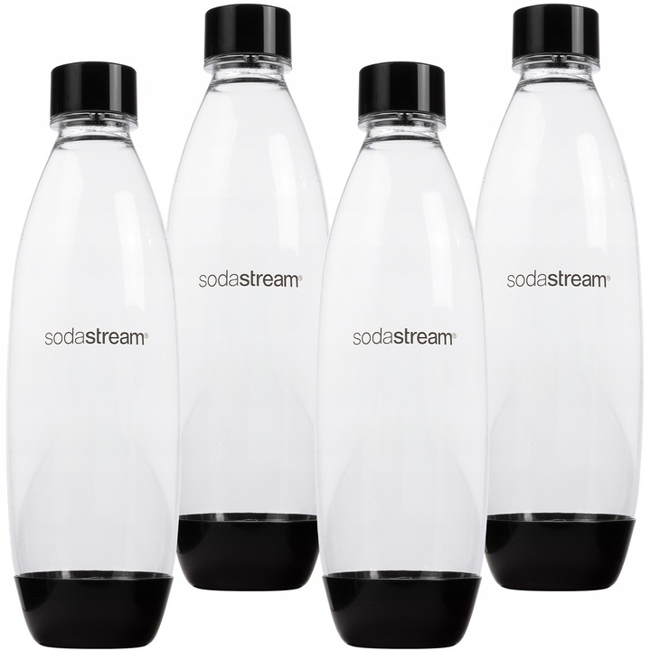 4x BUTELKI SODASTREAM BUTELKA DO SATURATORA 1L DWUPAK BUTLE DO ZMYWARKI