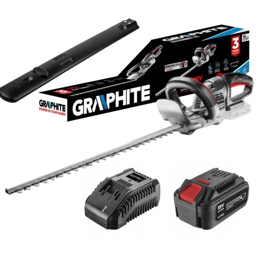 Nożyce do żywopłotu +akumu.4Ah +ładowarka GRAPHITE